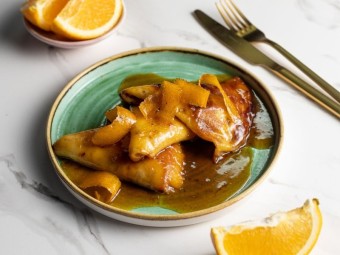 «Креп Сюзетт» с апельсиновой карамелью