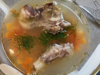 Суп из бараньих ребрышек