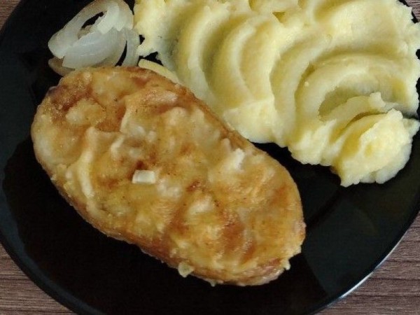 Стейк из морского окуня