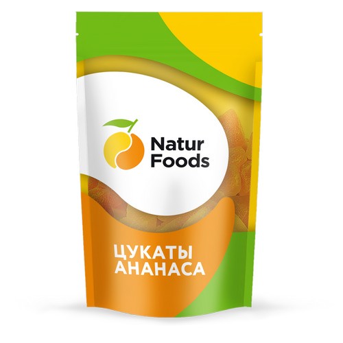 Цукаты Naturfoods Ананас кубики 120г