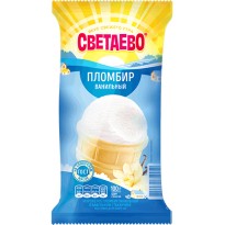 Мороженое СВЕТАЕВО пломбир ванильный в в/стаканчике 14% 100г