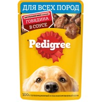 Корм Pedigree с говядиной в соусе для собак 85г