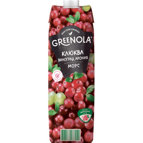 Морс GREENOLA северная клюква 0.95л