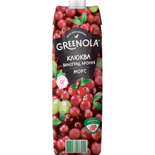 Морс GREENOLA северная клюква 0.95л