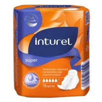 Прокладки INTUREL Super ультратонкие аромат. 16шт